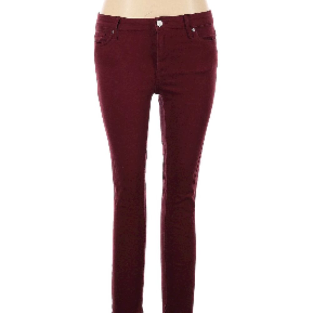 Vintage Calvin Klein Jeans Burgundy "Sauvignon" Overdyed Lightly Distressed